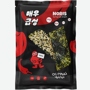 Чипсы Noris Острый Чили нори с кунжутом 10г