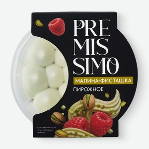 Пирожное Premissimo Малина, Фисташка 85г, 85 г