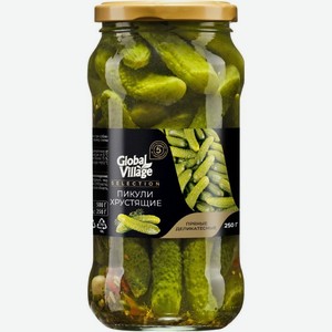 Пикули Global Village Selection хрустящие 500г