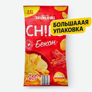 Чипсы BRUNCHERS Бекон картофельные 250г