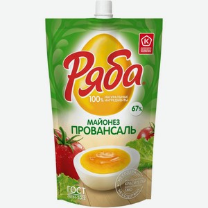 Майонез Ряба Провансаль 67%, 350мл
