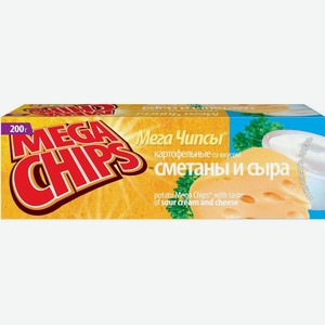 Чипсы Mega Chips картофельные 200г