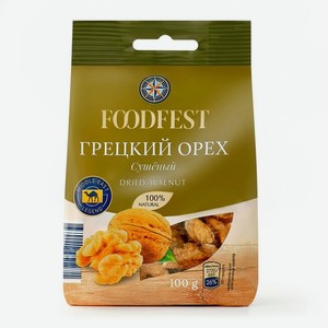 Грецкий орех FOODFEST сушеный 100г
