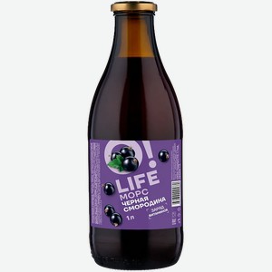 Морс O!LIFE/ОЛАЙФ Черная смородина 1л