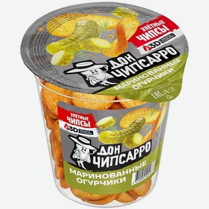 Чипсы Дон Чипсарро Маринованные огурчики 90г