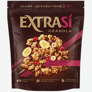 Гранола Extrasi Фрукты-Ягоды-Орех 300г