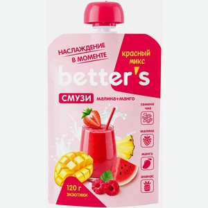 Смузи Better's Манго-Малина 120г