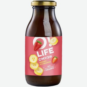 Смузи O!LIFE/ОЛАЙФ Банан-Клубника 300мл