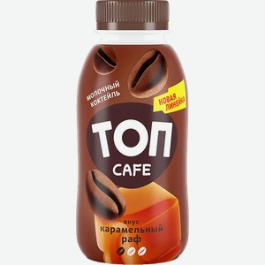 Коктейль молочный Топ Cafе Карамельный раф 2% 330г