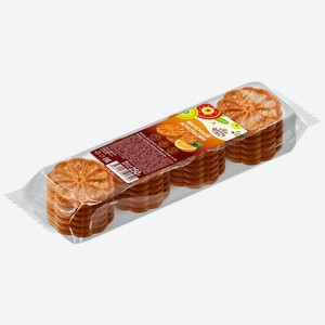 Печенье сахарное Дымка Вкусный апельсин 250г
