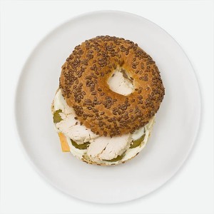 Бейгл Экофуд с курицей 120г