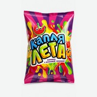 Карамель Капля лета с фруктовой начинкой микс 500гр, Сласти КФ