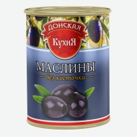 Маслины крупные без косточки "Донская кухня" 850 мл ж/б ключ