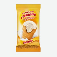 Мороженое Филевский стакан БЗМЖ 12 пломбир карам фунд ваф 100гр