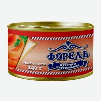 Форель кусочки радужная натуральная 240г ПИЩЕВИК