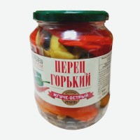 Перец горький маринованный ТМ "Закрутки без Накрутки" 650гр. СТО ООО "Царицынские соленья"