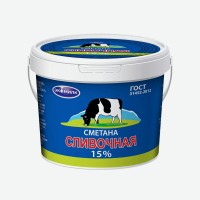 Сметана Экомилк Сливочная 15 700 г.