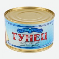 Тунец "Хозяин Балтики" 240г ТУ "Производственная компания Пищевик ", г. Санкт Петербург