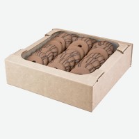 Печенье сдобное " Пальчики оближешь" мини в глазури со вкусом карамели с декором 0,65 кг