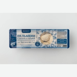 Пельмени с треской и горбушей, 450 г 450 г
