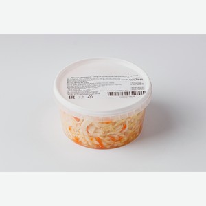 Капуста квашеная с морковью и хреном 300 г