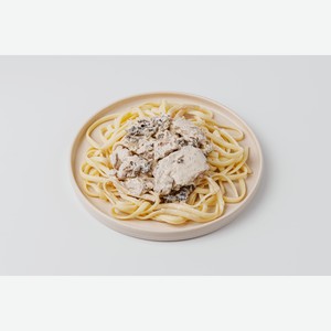 Макароны с курицей и грибами 200 г