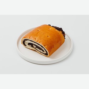 Рулет с маковой начинкой, половинка 150 г
