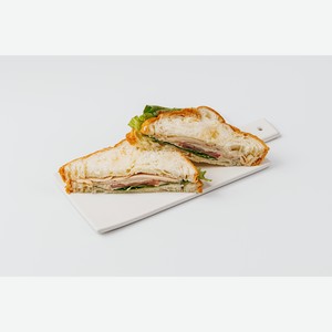 Тостовый круассан с курицей и соусом цезарь, кафе 140 г