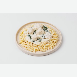 Паста Орзо с куриными фрикадельками 220 г