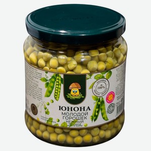 Горошек зеленый Юнона, 460 г