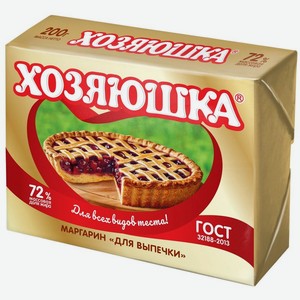 Маргарин Хозяюшка для выпечки 72% 200 г