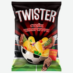 Чипсы Твистер (Twister) стейк чимичурри 95 г
