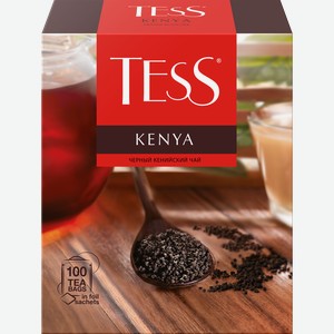 Чай черный TESS Kenya байховый, 100пак