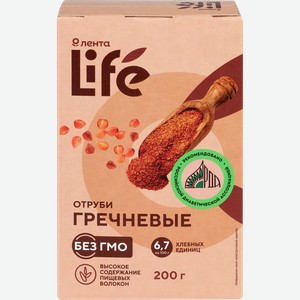 Отруби гречневые ЛЕНТА LIFE, 200г