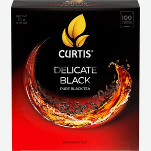Чай черный CURTIS Delicate Black, 100пак