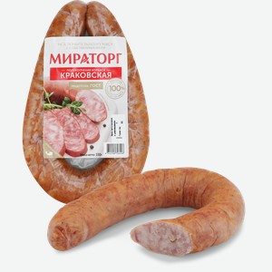 Колбаса полукопченая МИРАТОРГ Краковская, 330г