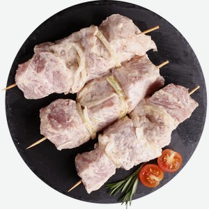 Шашлык из свиной корейки в маринаде ЛЕНТА FRESH, весовой
