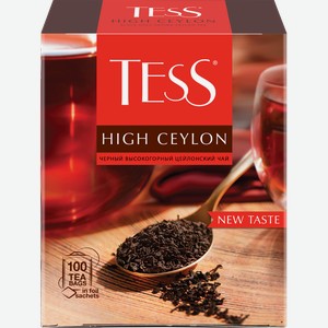 Чай черный TESS Хай Цейлон, 100пак