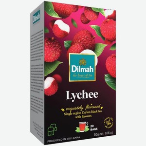 Чай Dilmah личи, 20х1.5г