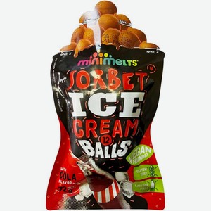 Мороженое Minimelts фруктовый сорбет со вкусом колы, 72г