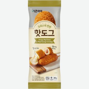 Корн-дог с сосиской с сыром замороженный, 80г