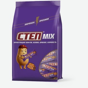 Конфеты Степ Mix вафельные глазированные, 200г