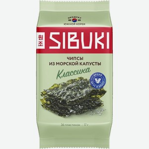 Чипсы Sibuki Классика из морской капусты, 17г