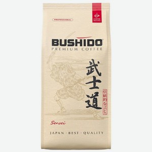 Кофе Bushido Sensei натуральный жареный в зёрнах, 1кг