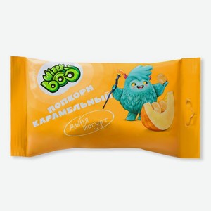 Попкорн Wizzyboo карамельный со вкусом йогурта и дыни в глазури, 70г