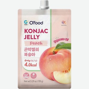Желе O'Food Дэсанг из конняку со вкусом персика, 150г