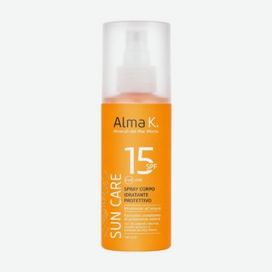 Водостойкий солнцезащитный спрей для тела с экстрактом зеленого чая Alma K. Sun Care Protective Moisturizing Body Spray SPF 15
