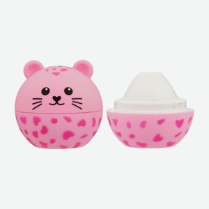 Бальзам для губ с ароматом клубники Гурмандиз Pink Leopard Lip Balm