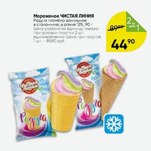 Мороженое Чистая Линия Акции В Магазинах Москвы