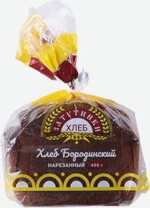 Хлеб Ватутинки Бородинский нарезка, 400 г